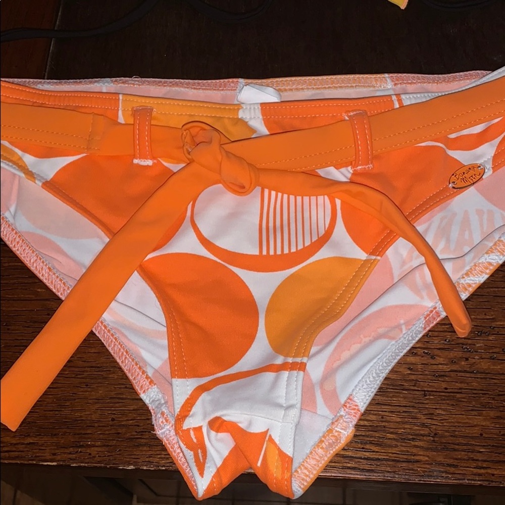 Banana moon size 42 orange bikini bottom